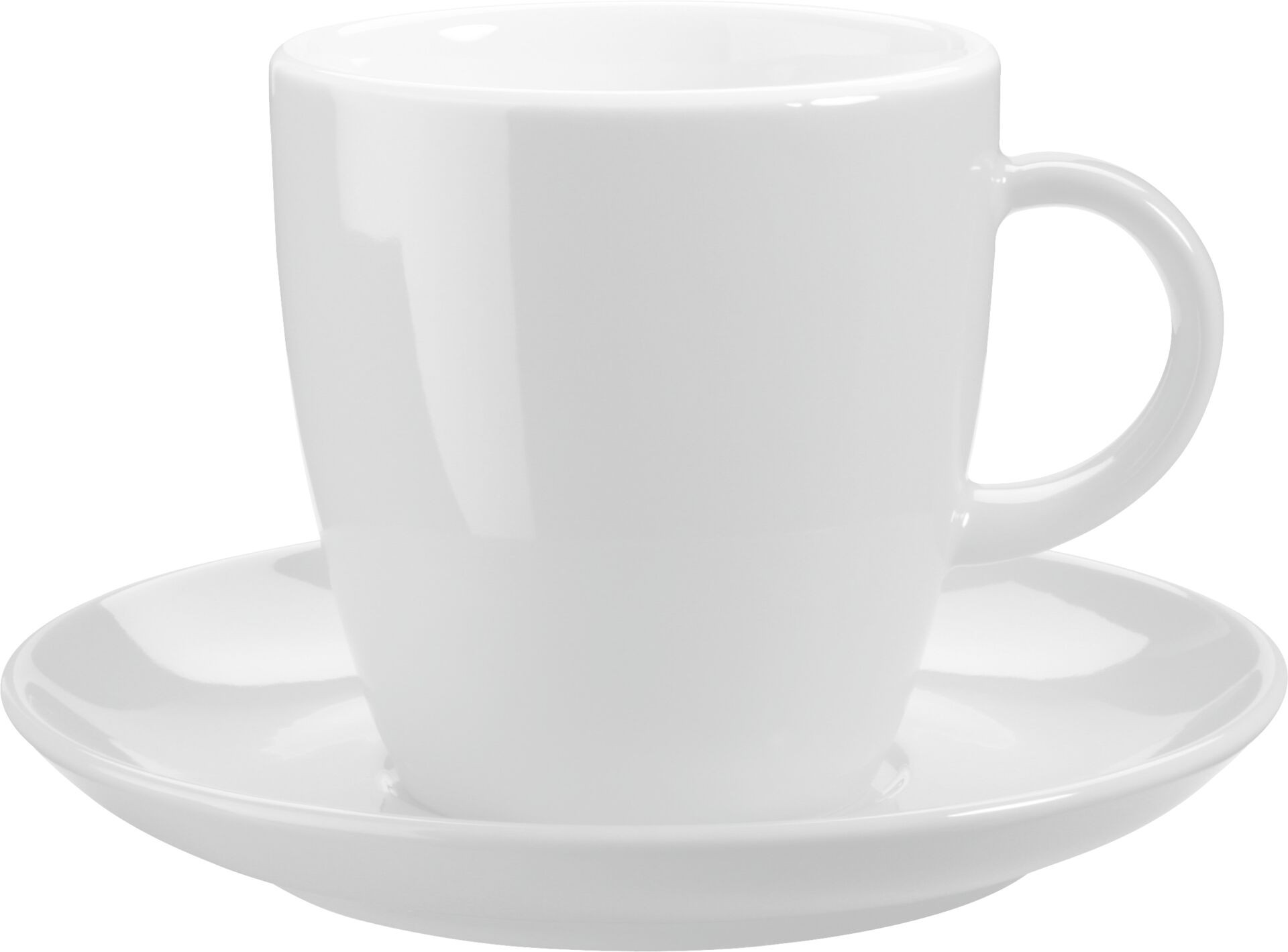 Latte Macchiatotasse obere weiß